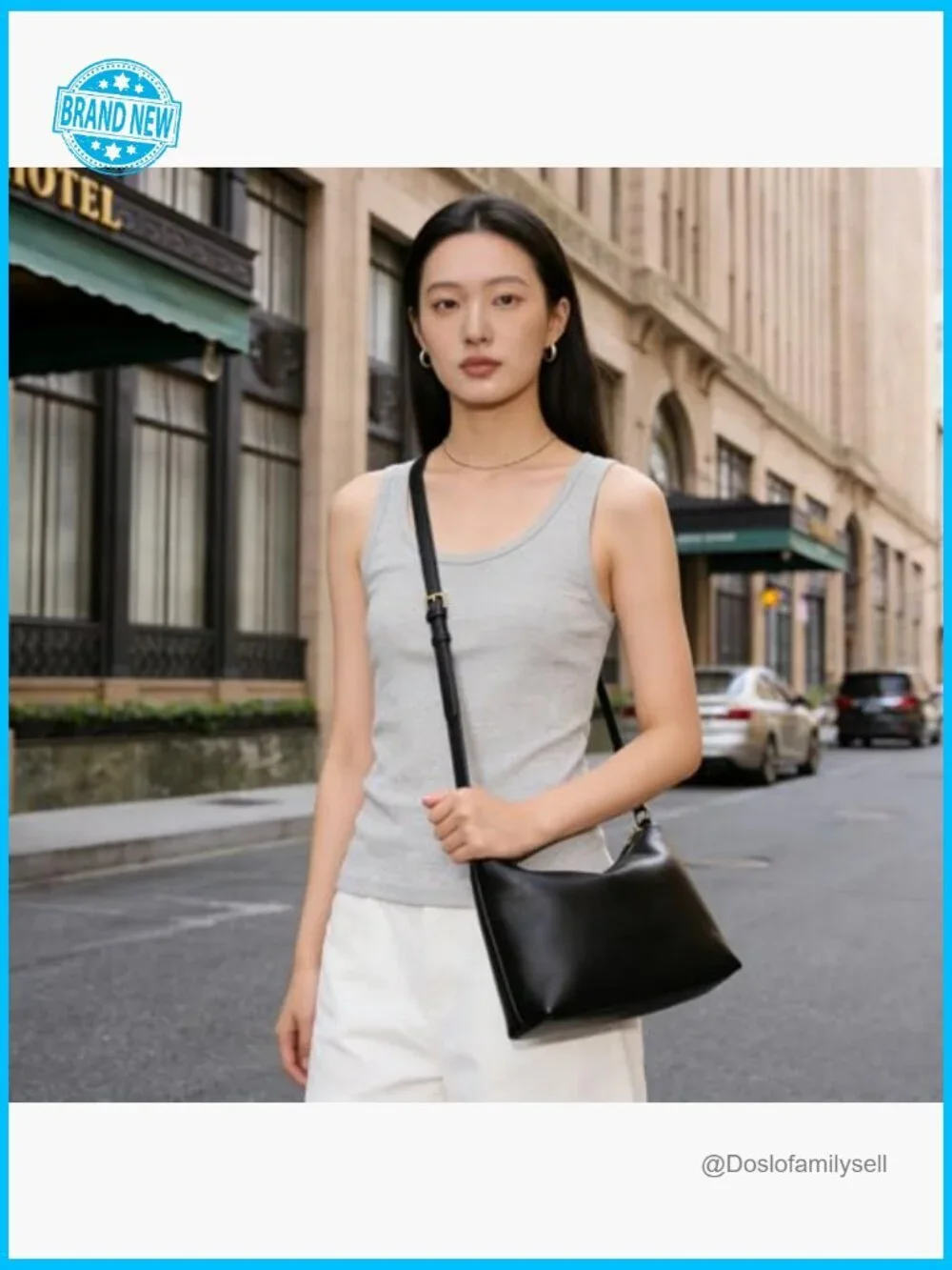 Vegan Leather Slouchy Hobo Bag Lightweight Crossbody Tote Shoulder Purse